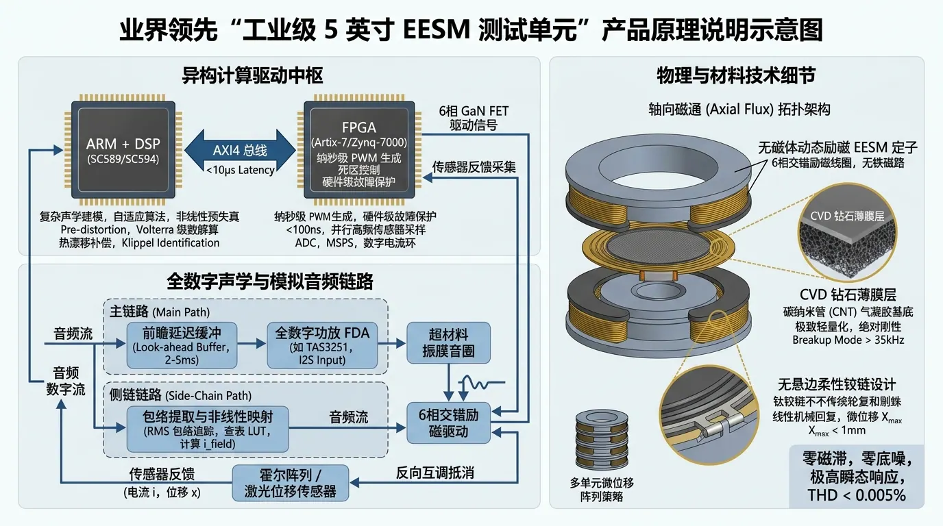 工业 5 英寸 EESM 测试单元产品原理与结构解构图